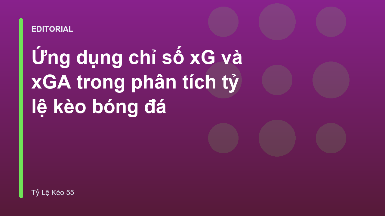 Biểu đồ minh họa chỉ số bàn thắng kỳ vọng xG trong bóng đá